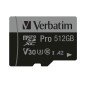 Verbatim MICRO SDXC CARD PRO U3 C10 A2